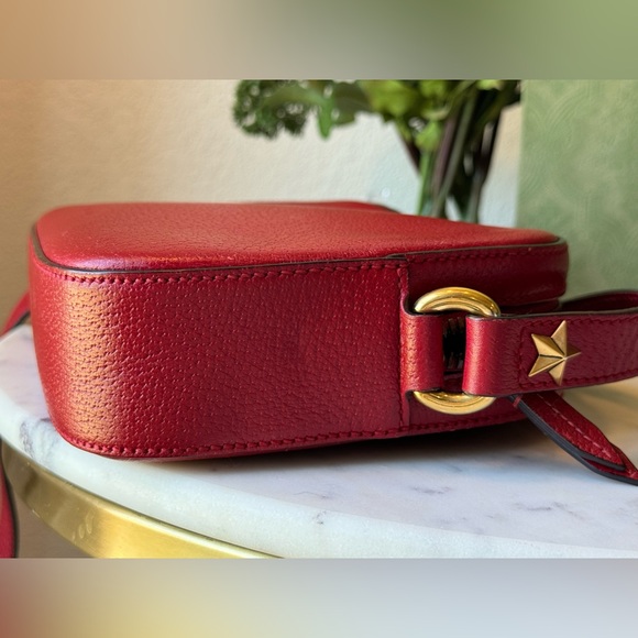 Gucci Web Animalier Crossbody Bag. Red - Picture 9 of 14